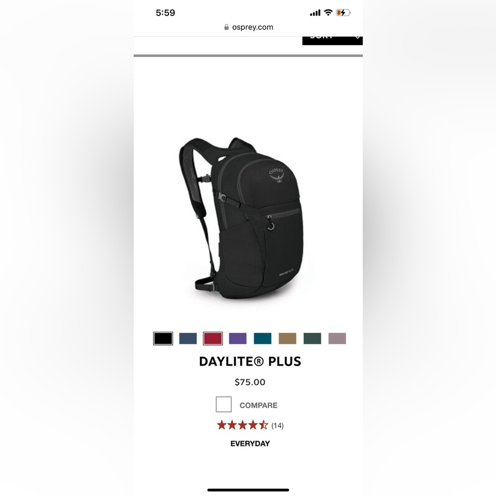 Osprey Daylite Plus (like new)